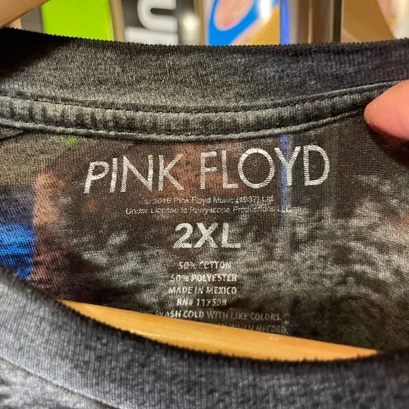 Pink Floyd Gray T-Shirt paper thin men’s size XXL - Picture 4 of 7